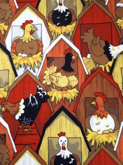 Donakins Chicken Coop Farm Themed Flannel Baby Blanket