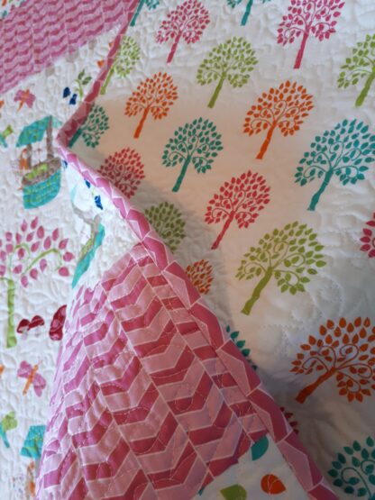 donakins woodland fairy baby quilt