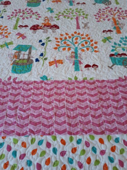 donakins woodland fairy baby quilt