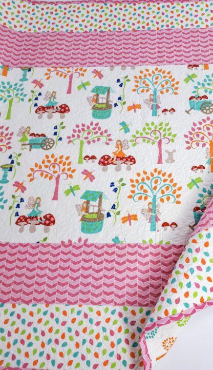 donakins woodland fairy baby quilt